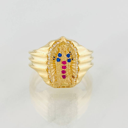 Anillo Virgen de Guadalupe 4.3g / T6 1/4 Oro Amarillo 18K