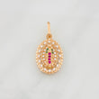 Dije Virgen de Guadalupe 1.65g / 2.2cm Oro Rosa 18K
