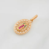 Dije Virgen de Guadalupe 1.65g / 2.2cm Oro Rosa 18K