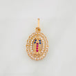 Dije Virgen de Guadalupe 1.6g / 2.5cm Oro Rosa 18K