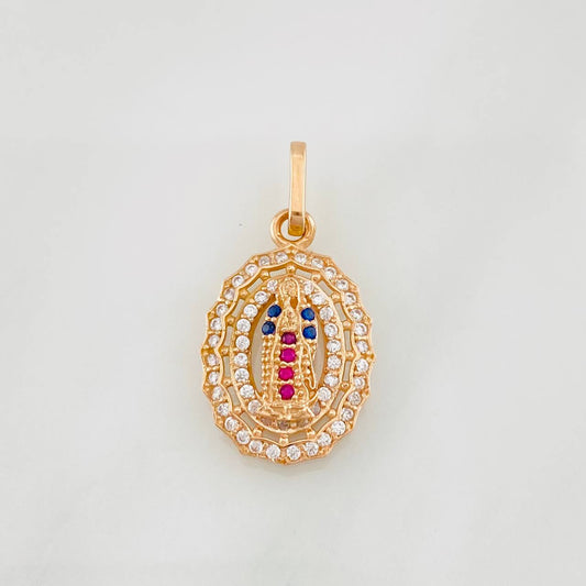 Dije Virgen de Guadalupe 1.6g / 2.5cm Oro Rosa 18K