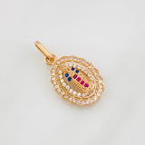 Dije Virgen de Guadalupe 1.6g / 2.5cm Oro Rosa 18K