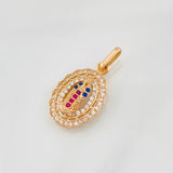 Dije Virgen de Guadalupe 1.6g / 2.5cm Oro Rosa 18K
