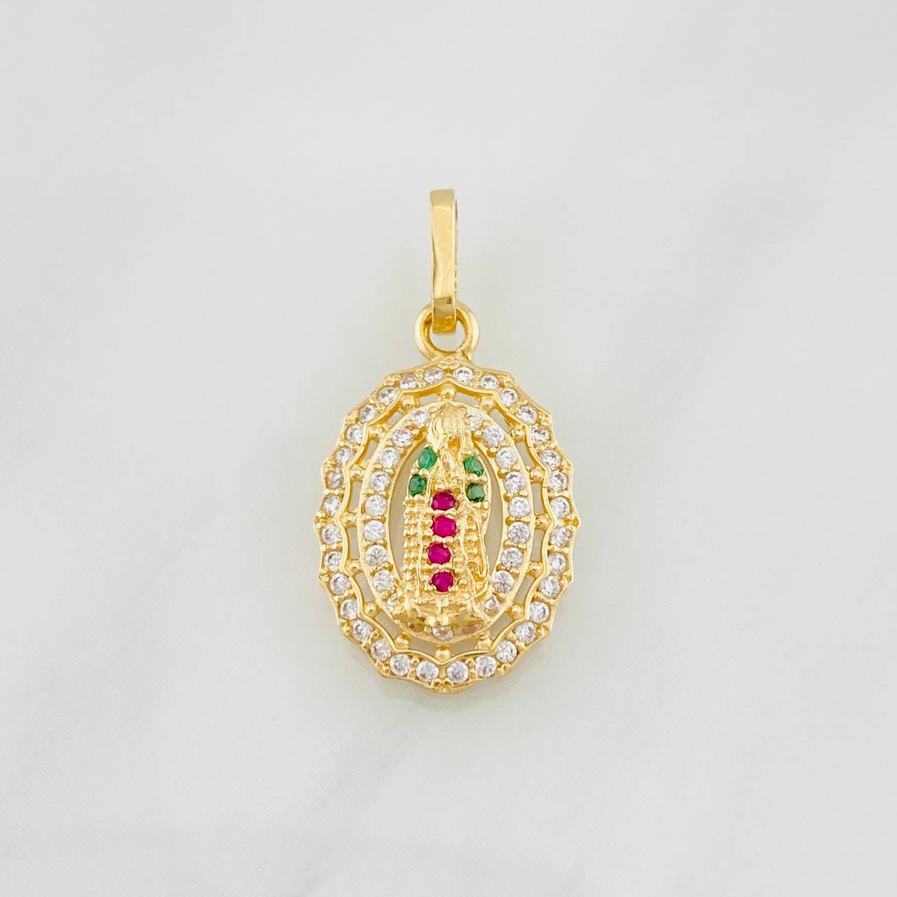 Dije Virgen de Guadalupe 1.75g / 2.4cm Oro Amarillo 18K