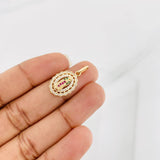 Dije Medalla Virgen Guadalupe 1.7g / 2.3cm Oro Amarillo 18K