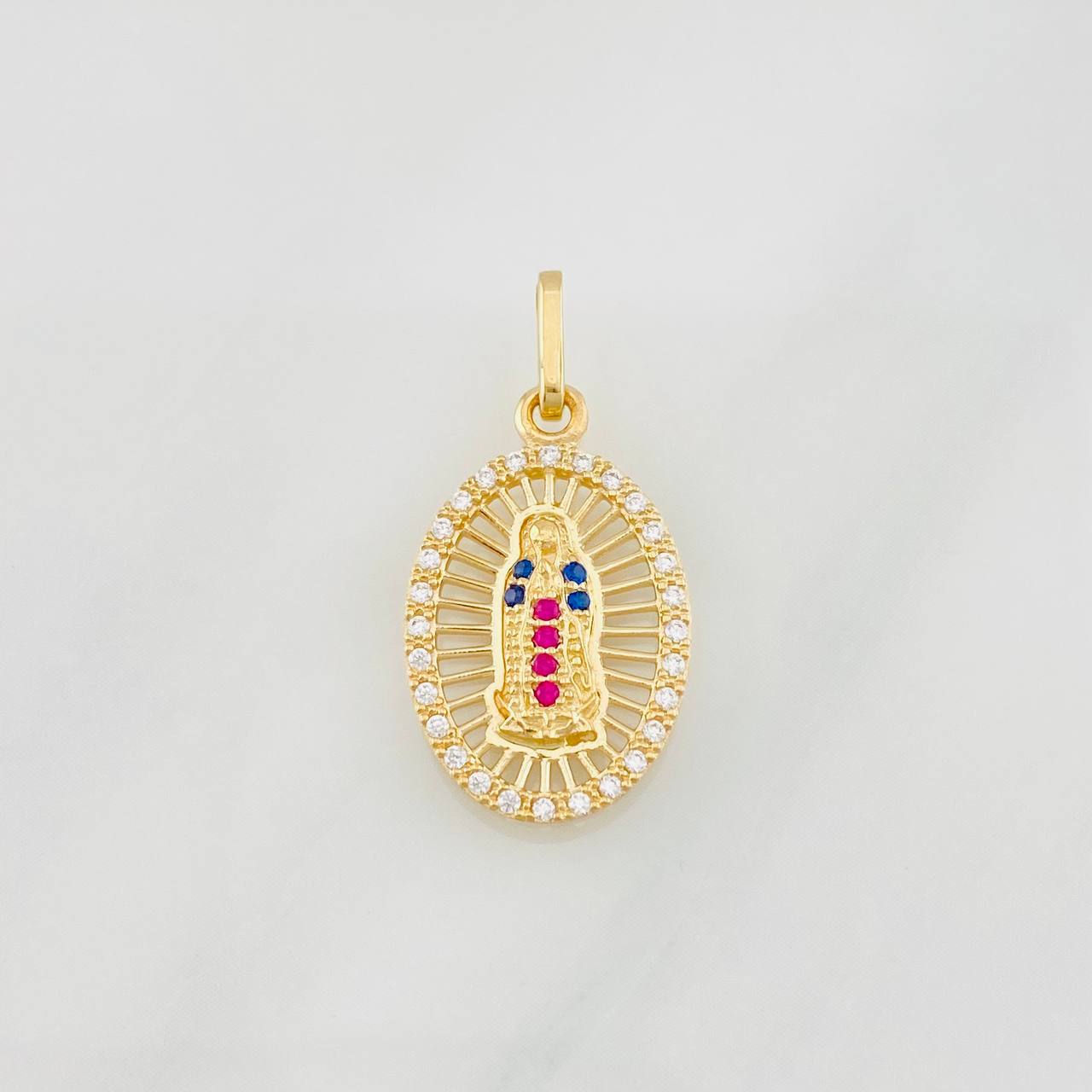 Dije Virgen de Guadalupe 1.6g / 2.5cm Oro Amarillo 18K