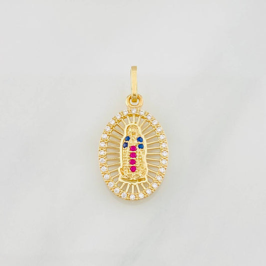 Dije Virgen de Guadalupe 1.6g / 2.5cm Oro Amarillo 18K