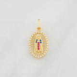 Dije Virgen de Guadalupe 1.6g / 2.5cm Oro Amarillo 18K