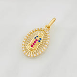 Dije Virgen de Guadalupe 1.6g / 2.5cm Oro Amarillo 18K