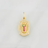 Dije Virgen de Guadalupe 2.3g / 2.3cm Oro Amarillo 18K