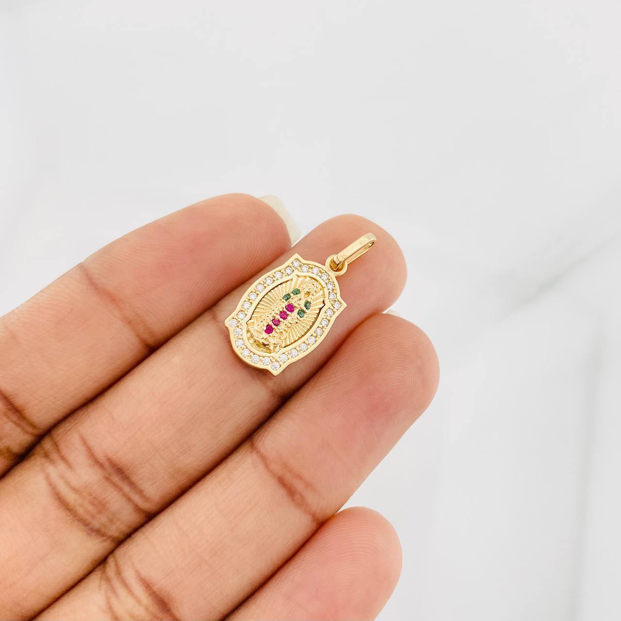 Dije Virgen Guadalupe 2.35g / 2.3cm Oro Amarillo 18K