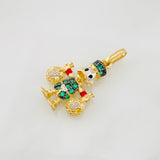 Dije Pato Bolsas de Dinero 2.8g / 2.5cm Tres Oros 18K