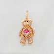 Dije Oso Articulado 5.5g / 3cm Oro Rosa 18K