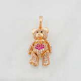 Dije Oso Articulado 5.5g / 3cm Oro Rosa 18K