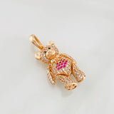 Dije Oso Articulado 5.5g / 3cm Oro Rosa 18K
