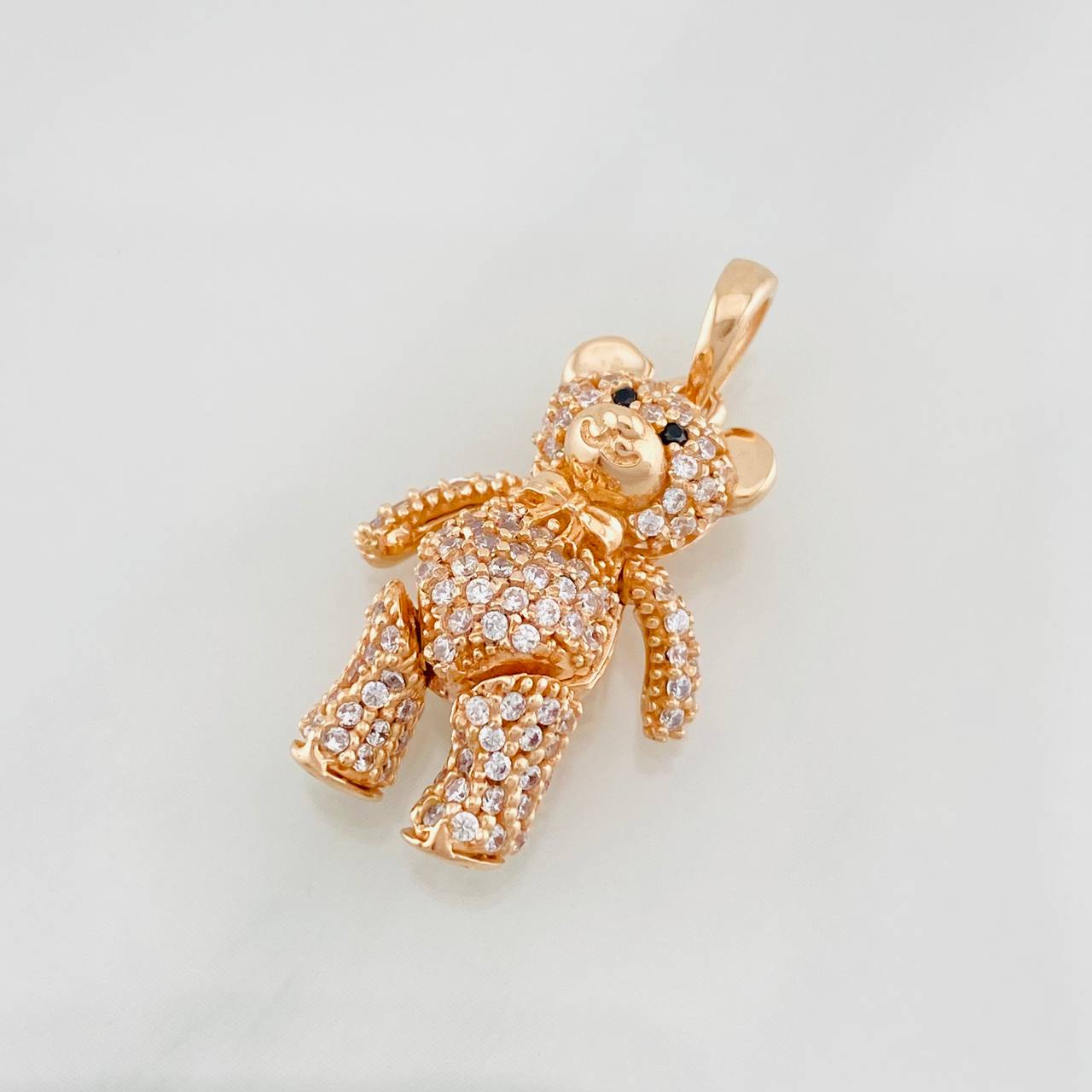 Dije Oso Articulado 4.2g / 2.5cm Oro Rosa 18K