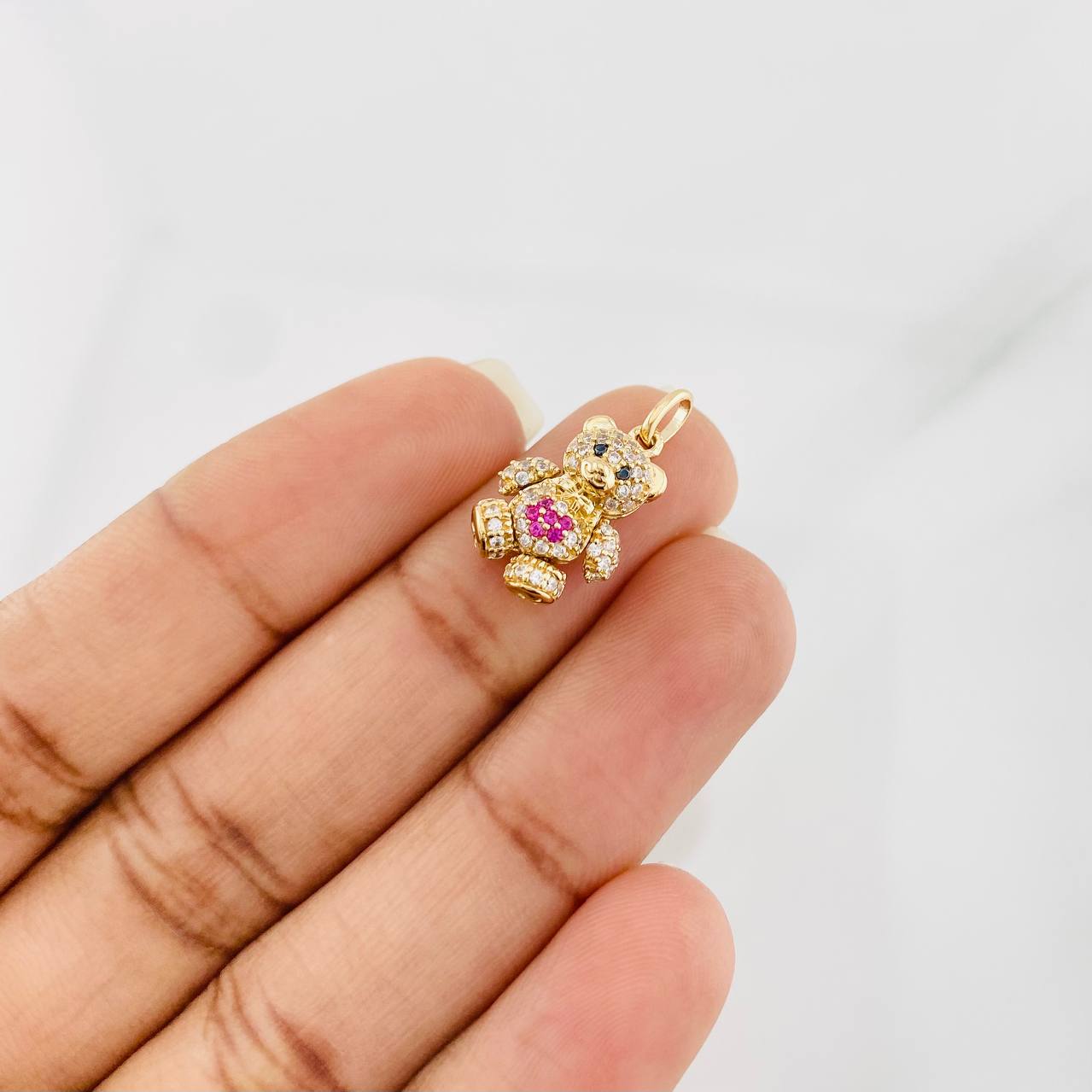 Dije Oso Articulado 2.6g / 2cm Oro Amarillo 18K