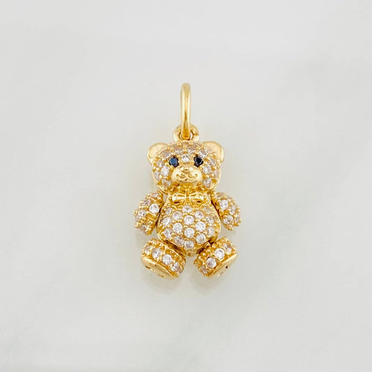 Dije Oso Articulado 2.7g / 2cm Oro Amarillo 18K