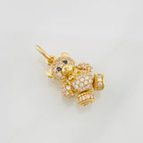 Dije Oso Articulado 2.7g / 2cm Oro Amarillo 18K