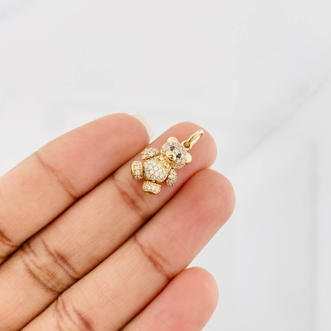 Dije Oso Articulado 2.7g / 2cm Oro Amarillo 18K