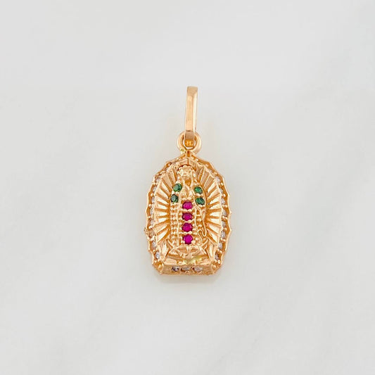 Dije Virgen de Guadalupe 1.35g / 2cm Oro Rosa 18K