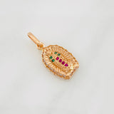 Dije Virgen de Guadalupe 1.35g / 2cm Oro Rosa 18K