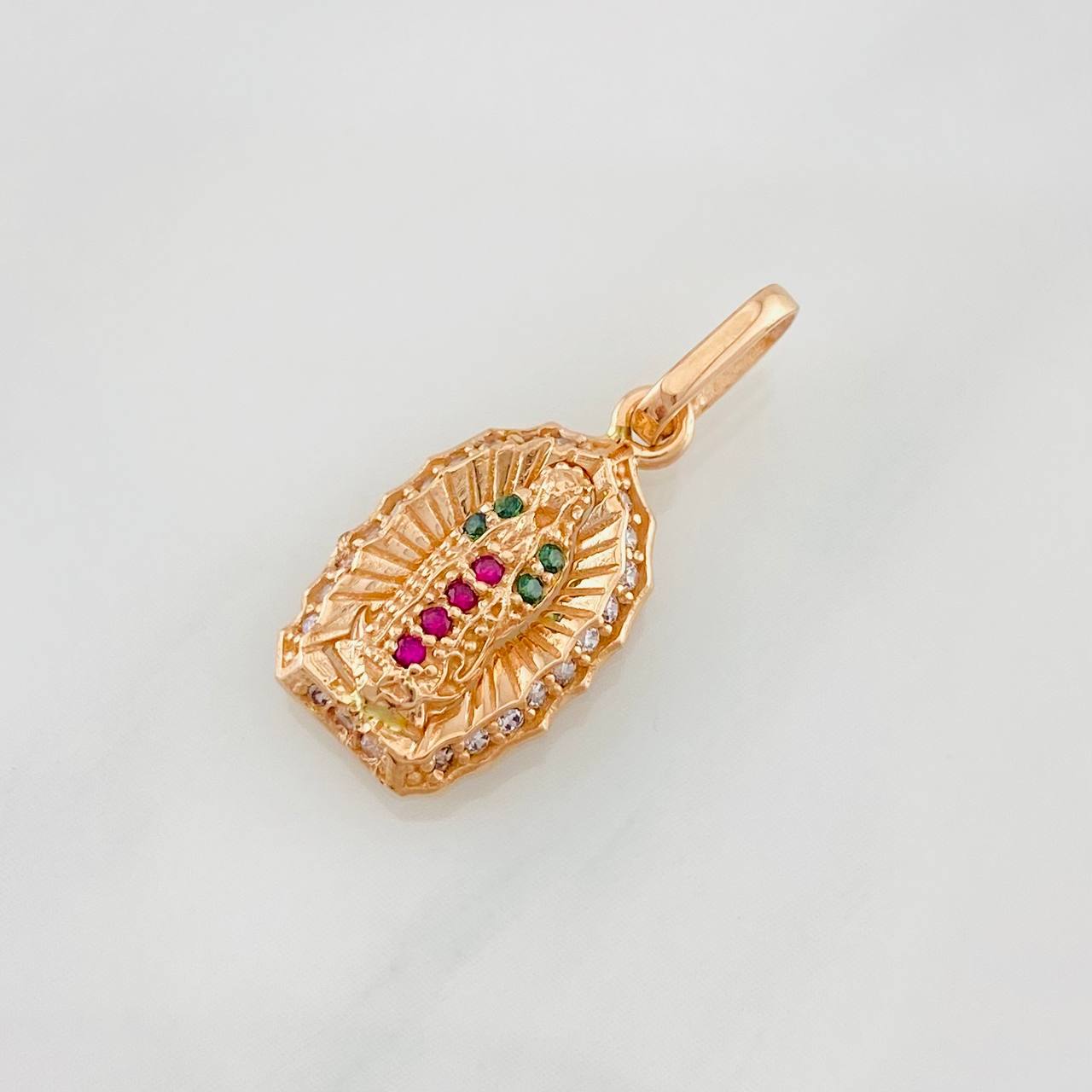 Dije Virgen de Guadalupe 1.35g / 2cm Oro Rosa 18K