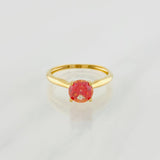 Anillo Cuatro Garras Moisanita 1 qts 1.9g / T6 1/2 Oro Amarillo 18K