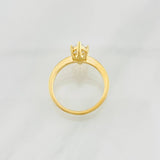 Anillo Marquesa Moisanita 1.5 qts 3.4g / T7 1/4 Oro Amarillo 18K