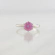 Anillo Solitario Moisanita 1 pts 2.35g / T6 1/4 Oro Blanco 18K