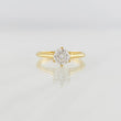 Anillo Solitario Moisanitas 1.35qts 2.1g / T7 1/4 Oro Amarillo 18K