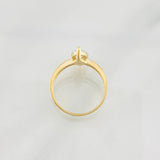 Anillo Solitario Marquesa Moisanita 1 qts 2.3g / T6 3/4 Oro Amarillo 18K