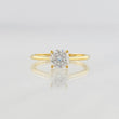 Anillo Solitario Moisanita 50pts 1.55g / T8 Oro Amarillo 18K