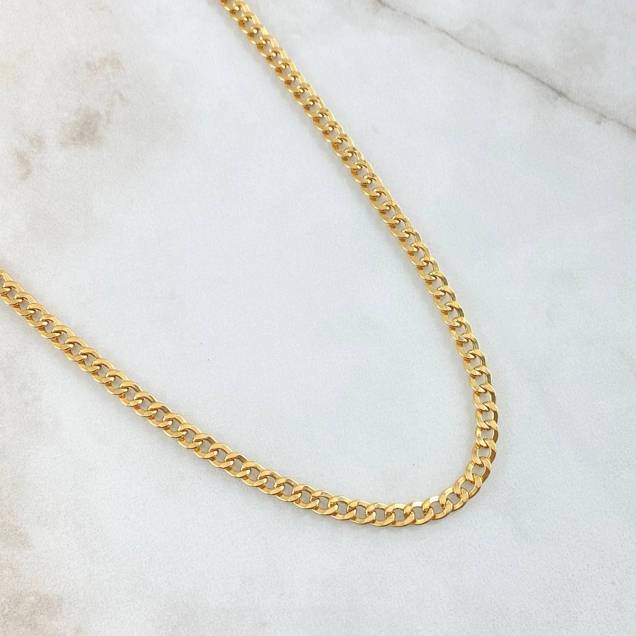 Cadena Cubana 6.65gr / 50cm / 4.2mm Oro Amarillo +0 18K ©