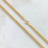 Cadena Cubana 6.65gr / 50cm / 4.2mm Oro Amarillo +0 18K ©