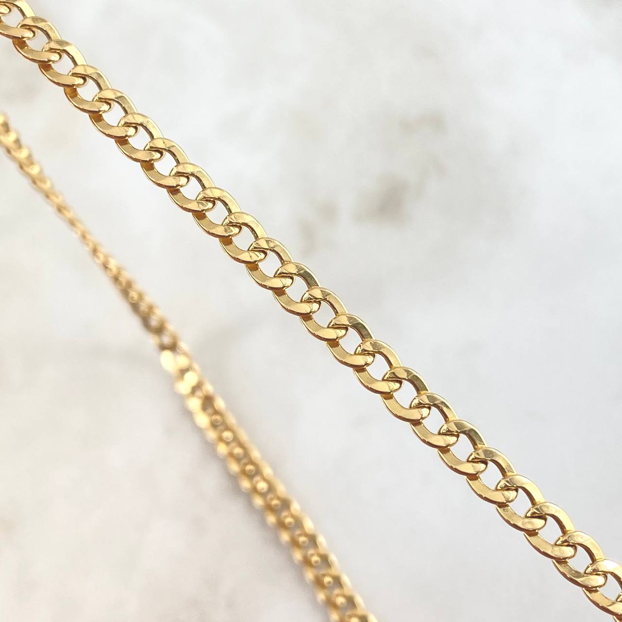 Cadena Cubana 6.65gr / 50cm / 4.2mm Oro Amarillo +0 18K ©