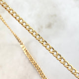 Cadena Cubana 6.65gr / 50cm / 4.2mm Oro Amarillo +0 18K ©