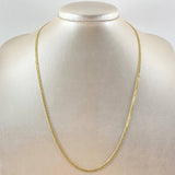 Cadena Cubana 3.45gr / 50cm / 2.4mm Oro Amarillo +0 18K *