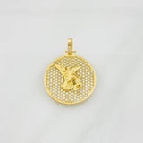 Dije San Miguel Arcángel 3.6g / 2.7cm Oro Amarillo 18K