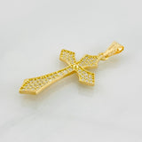 Dije Cruz Gótica 1.95g / 3.7cm Oro Amarillo 18K