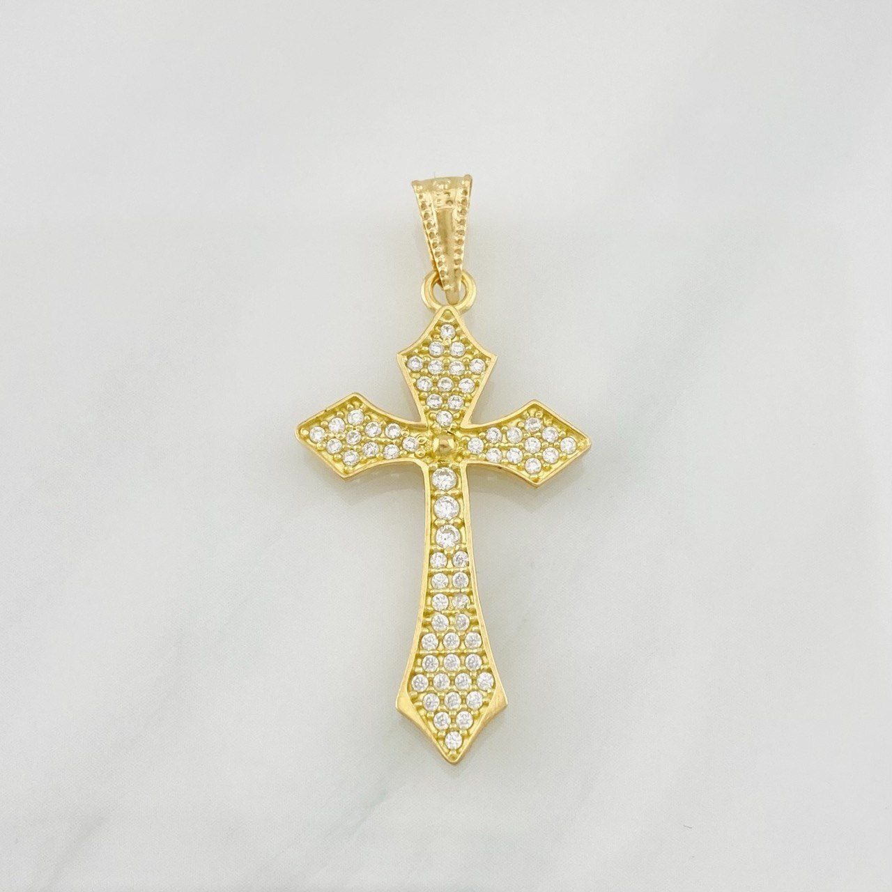 Dije Cruz Gótica 1.95g / 3.7cm Oro Amarillo 18K