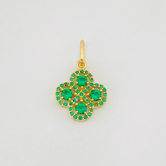 Dije Trebol 1.55g / 2.2cm Oro Amarillo 18K