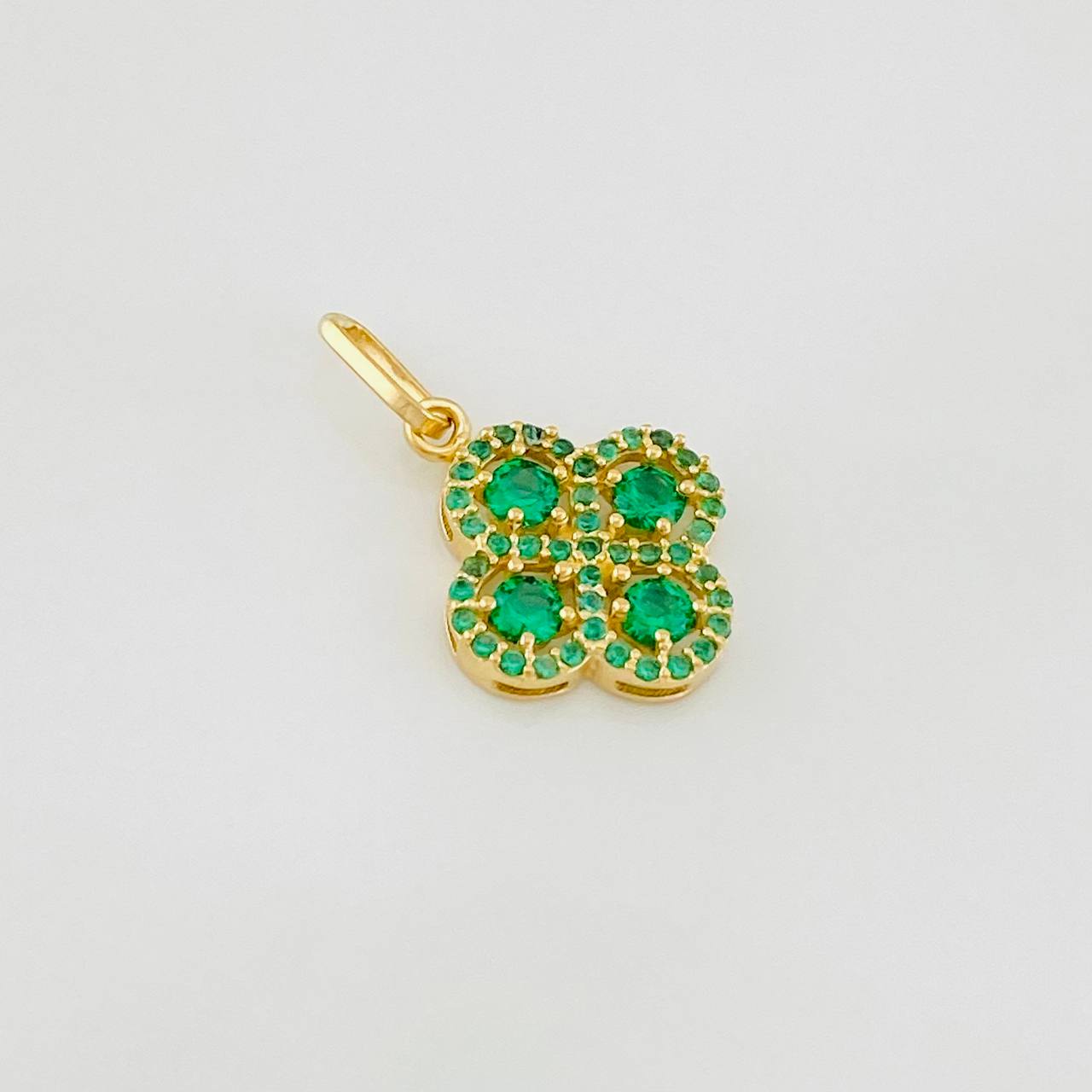 Dije Trebol 1.55g / 2.2cm Oro Amarillo 18K