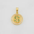 Dije Signo Peso 3.05g / 2.7cm Oro Amarillo 18K
