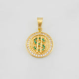 Dije Signo Peso 3.05g / 2.7cm Oro Amarillo 18K