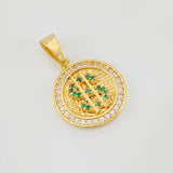 Dije Signo Peso 3.05g / 2.7cm Oro Amarillo 18K