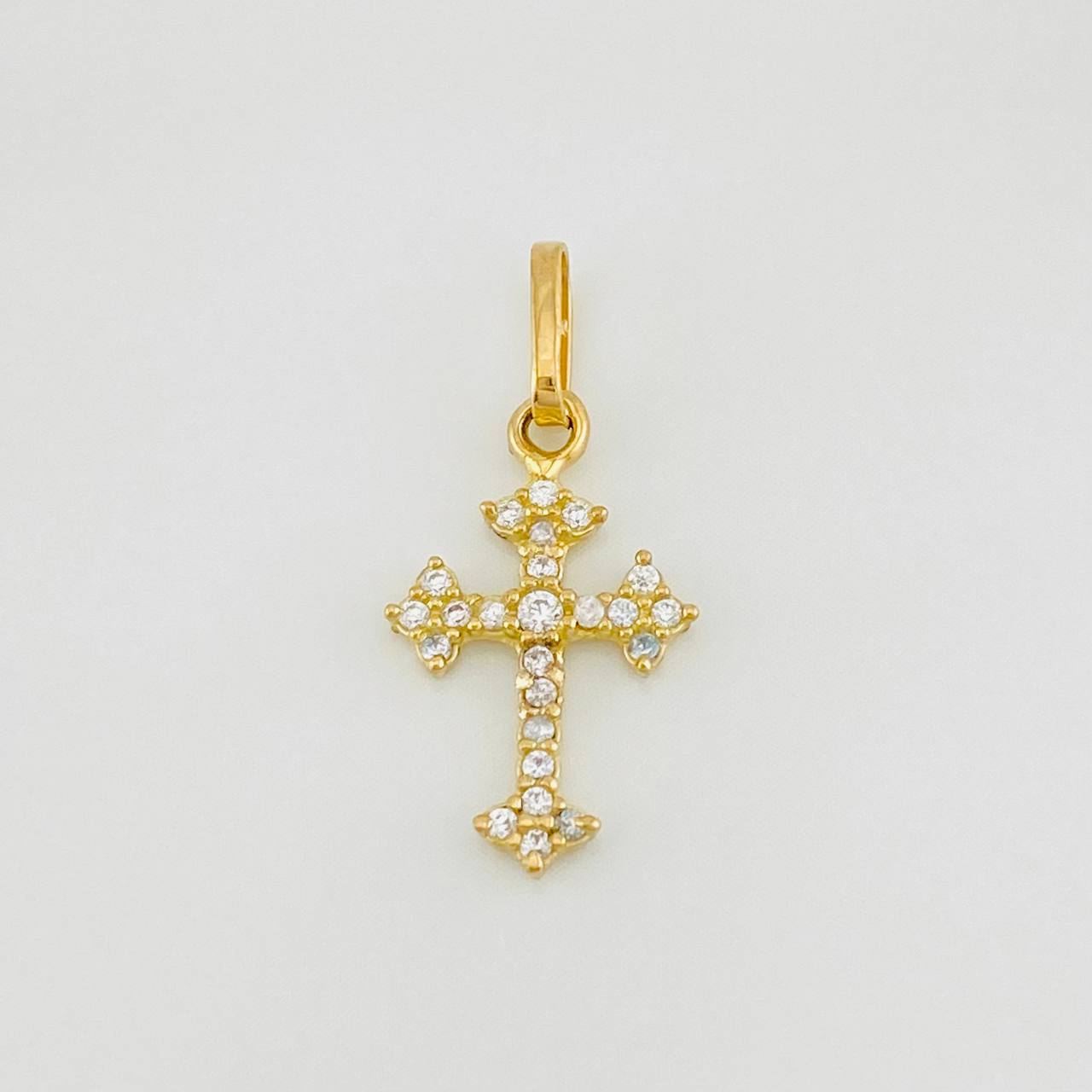 Dije Cruz Gótica 0.7g / 2cm Oro Amarillo 18K