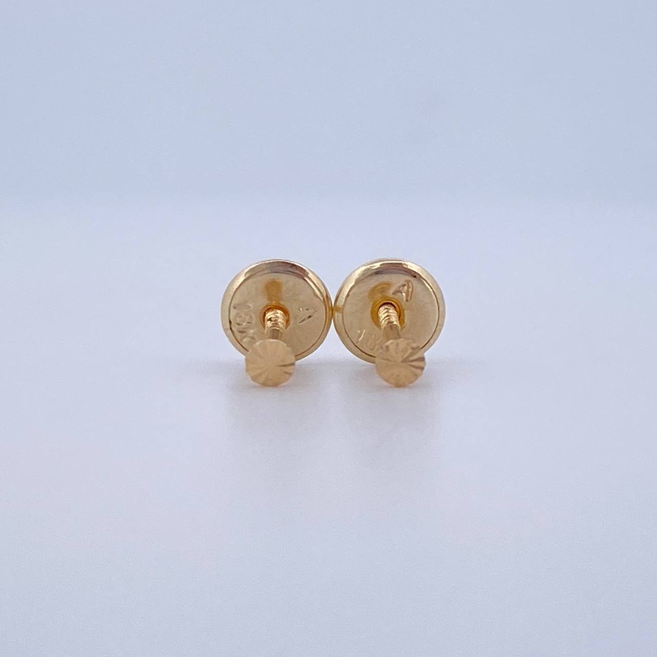 Topos Circulo Plano 0.35gr / Oro 18K $