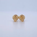 Topos Circulo Plano 0.35gr / Oro 18K $