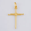 Dije Cruz Clavo 0.95 g / 3.2 cm Oro Amarillo 18K